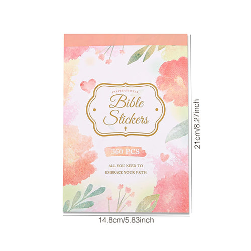 360Pcs Bible Stickers Book Christian Scripture Quotes Planner Accessories For Journaling Bible Study Inspiring Religious Decals 